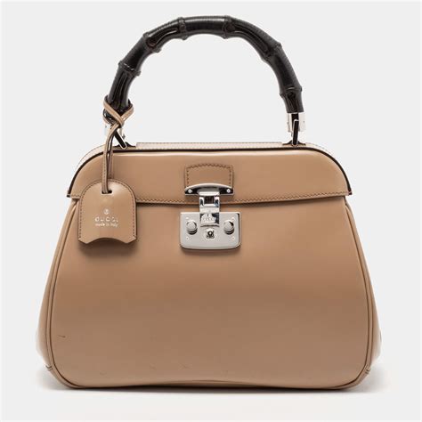 gucci lady lock bamboo bag|where to buy gucci bamboo bag.